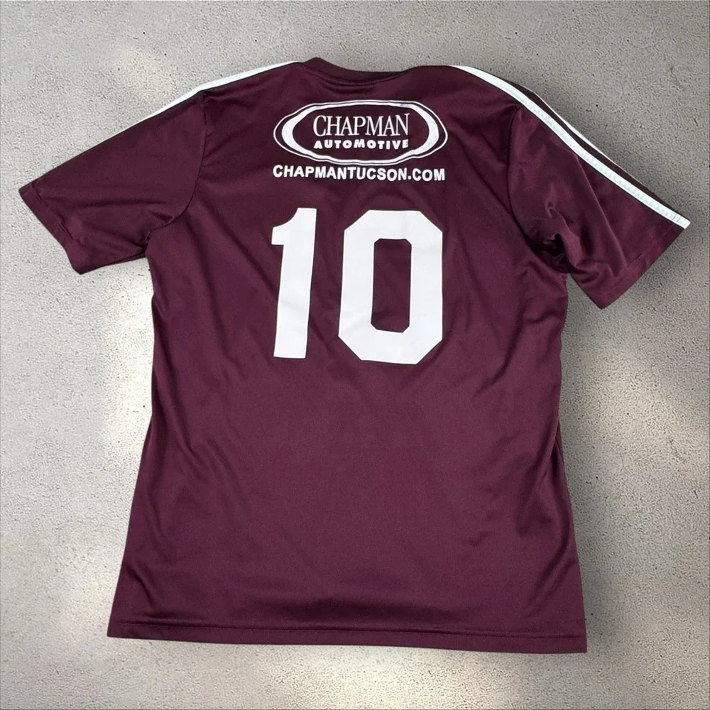 Adidas The Celtic Football Club Jersey Men's Large Soccer Kit #10 Burgundy‎